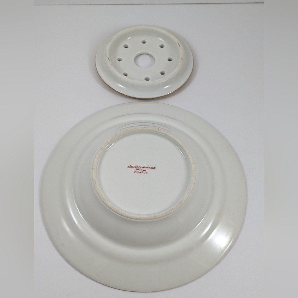 Antique Theodore Haviland Butter Dish 2 Piece (minus lid) - Picture 7 of 7
